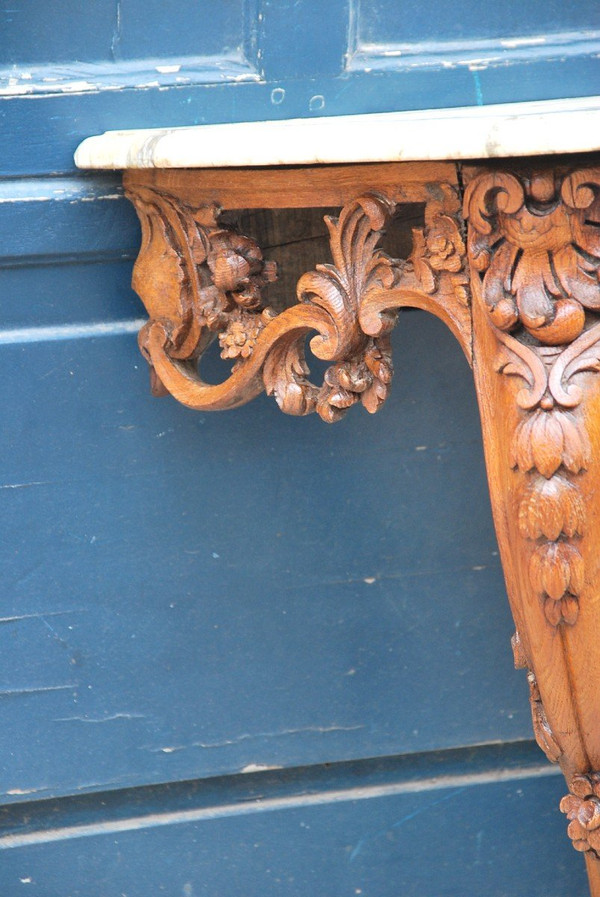 Louis XV Period Oak Console