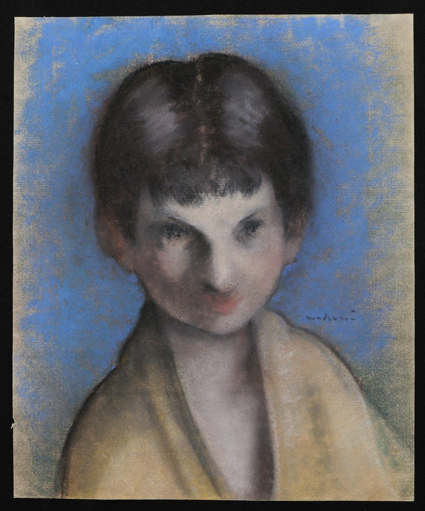 Ludovic Lucien MADRASSI, Portrait of a Jewish child from Krakow