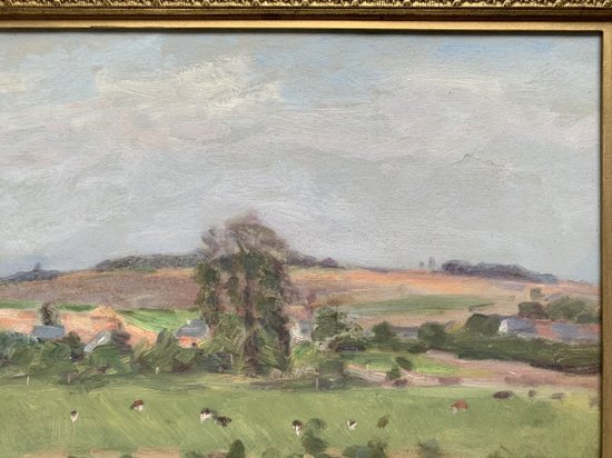 Lucien MIGNON (1865-1944) - Impressionistische Landschaft - Öl auf Leinwand signiert und datiert 1938