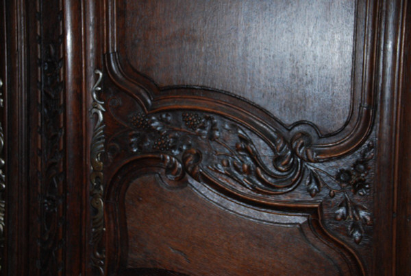 Important 18th Century Oak Chateau Wardrobe