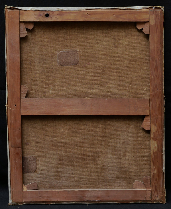 Édith VAUCAMPS, Interior with open chest of drawers