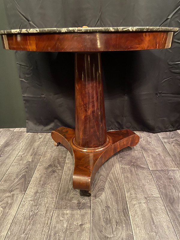 empire pedestal table