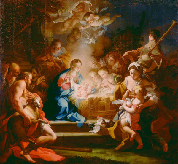 Sebastiano Conca (naples 1680 - 1764), The Adoration Of The Shepherds