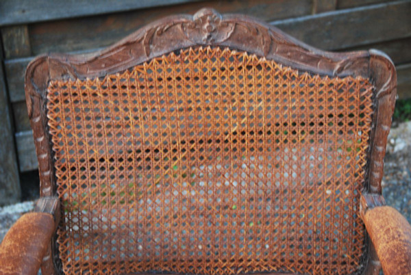 Regency Period Caned Office Armchair