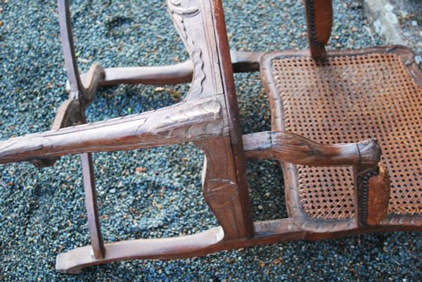 Regency Period Caned Office Armchair