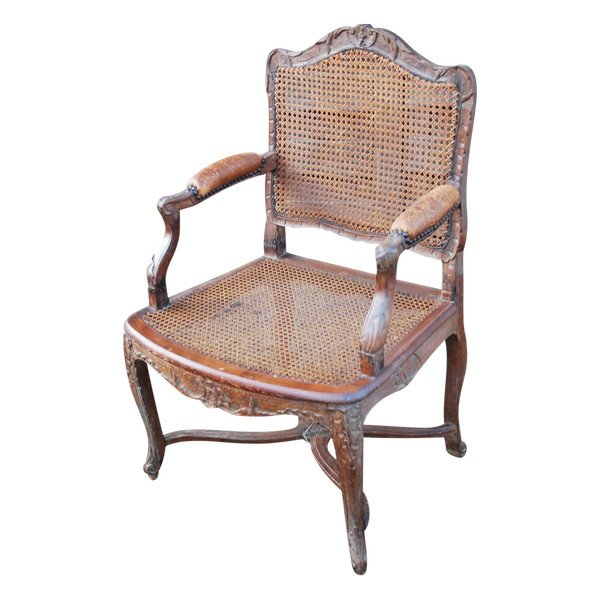 Regency Period Caned Office Armchair