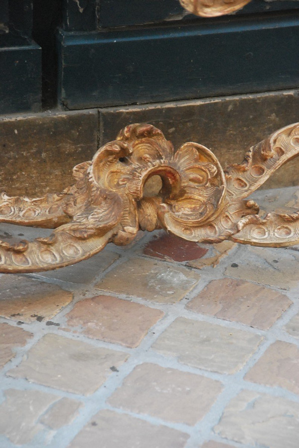 Console in legno intagliato di epoca Luigi XV