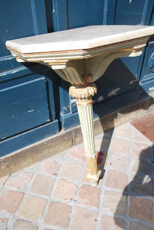 Corner console table Italy 18th century