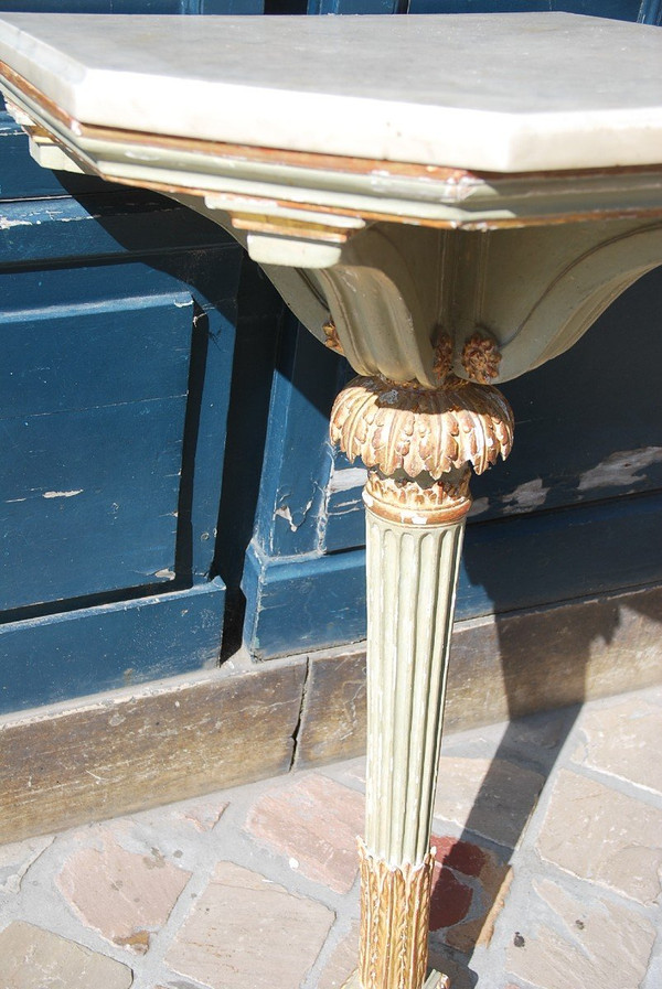 Corner console table Italy 18th century