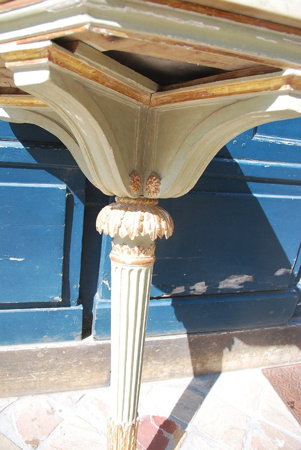 Corner console table Italy 18th century