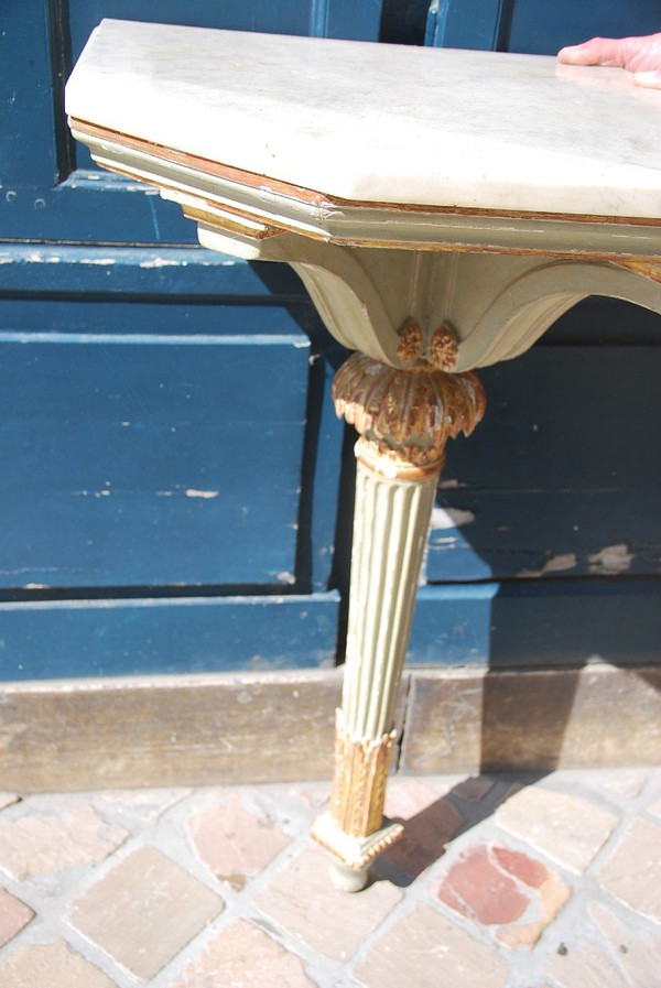 Corner console table Italy 18th century