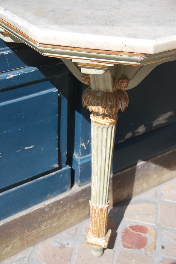 Corner console table Italy 18th century