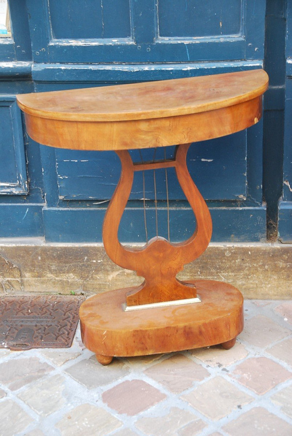 Pair Of Small Mahogany Consoles England