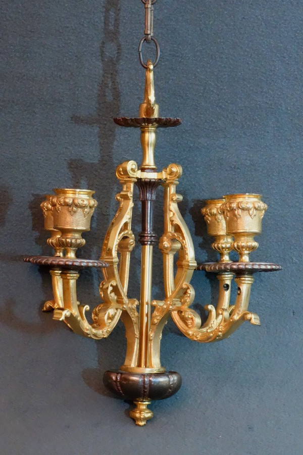 Rare Small Alcove Or Cabinet Chandelier Circa 1830