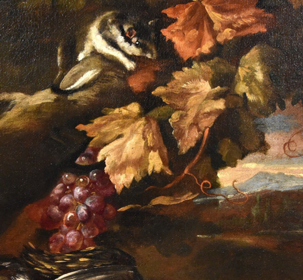 Still Life In A Landscape, Giovanni Paolo Castelli, Known As Spadino (rome, 1659-1730) Attribut