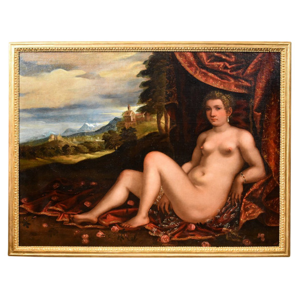 Venus Reclining In A Landscape, Pauwels Franck Dit Paolo Fiammingo (antwerp 1540 - Venice 1596)