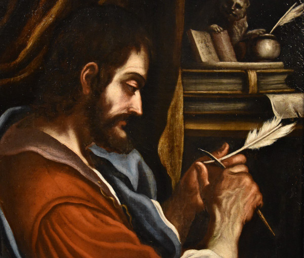 Saint Mark The Evangelist, Bartolomeo Gennari (cento, 1594 - Bologna, 1661) Attributable To