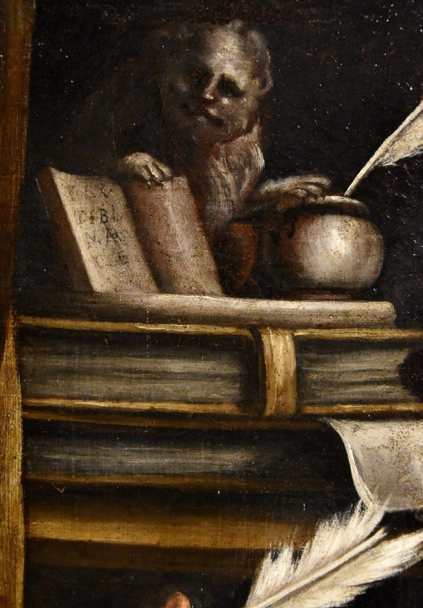 Saint Mark The Evangelist, Bartolomeo Gennari (cento, 1594 - Bologna, 1661) Attributable To