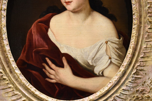 Portrait De La Jeune Duchesse Ortensia Mancini, Jacob Ferdinand Voet (anvers 1639 - Paris 1689)