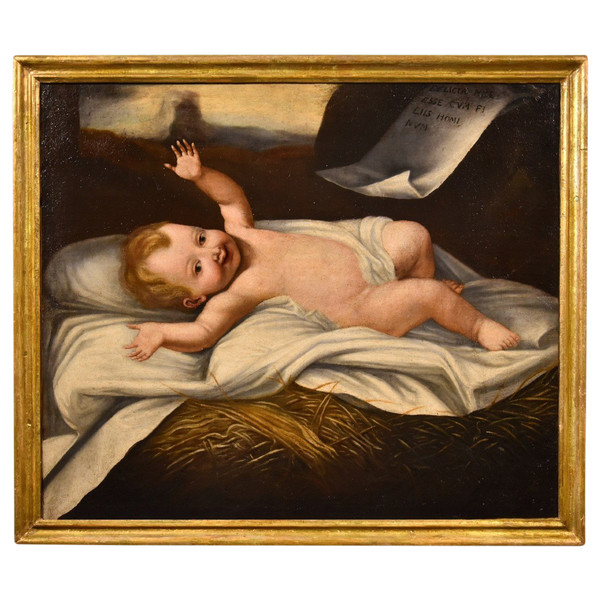 Child Jesus, Active Lombard Painter In The 17th Century