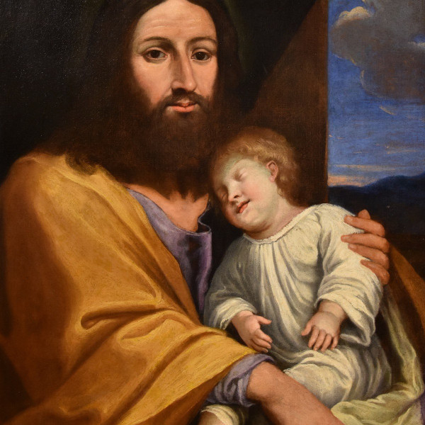 Jesus With The Commissioner's Son, Giovan Battista Salvi (1609 - 1685) Circle / Follower