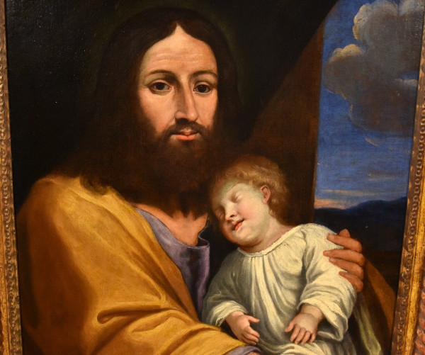 Jesus With The Commissioner's Son, Giovan Battista Salvi (1609 - 1685) Circle / Follower