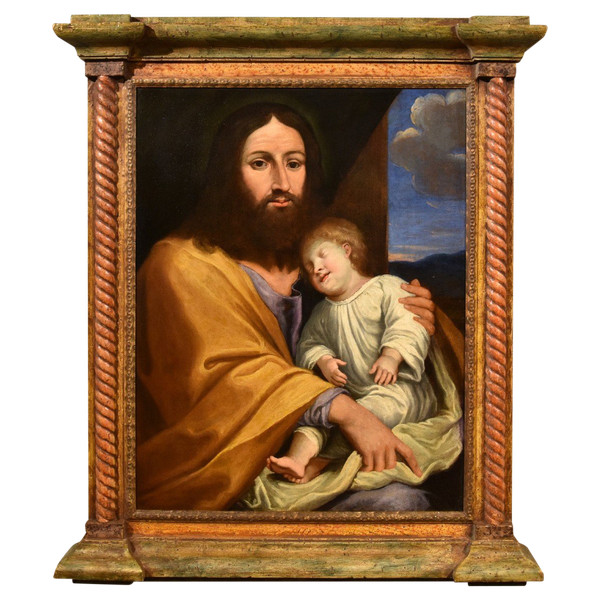 Jesus With The Commissioner's Son, Giovan Battista Salvi (1609 - 1685) Circle / Follower