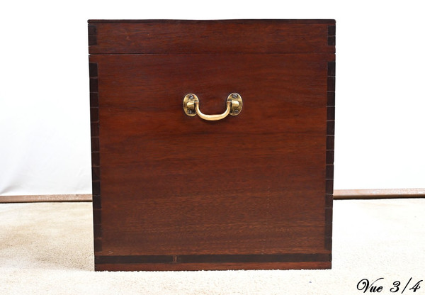 Important Teak Trunk - Late 19th Century