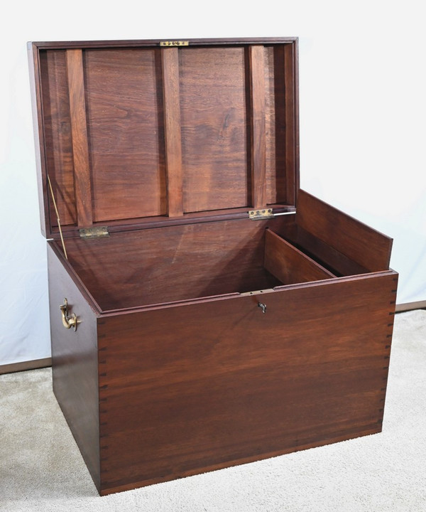 Important Teak Trunk - Late 19th Century