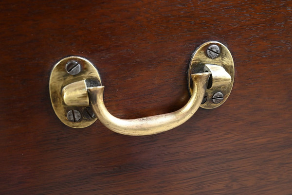 Important Teak Trunk - Late 19th Century