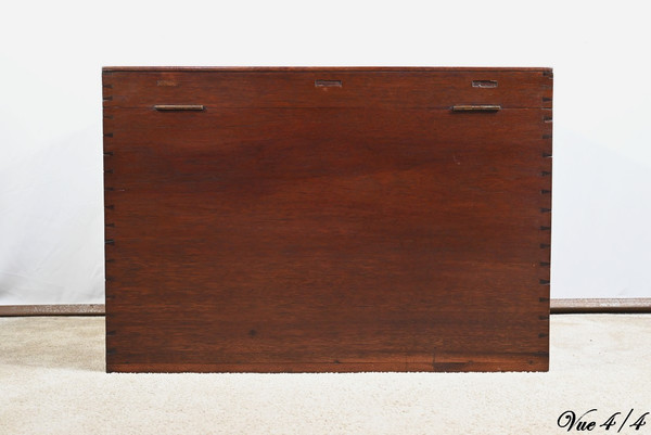 Important Teak Trunk - Late 19th Century