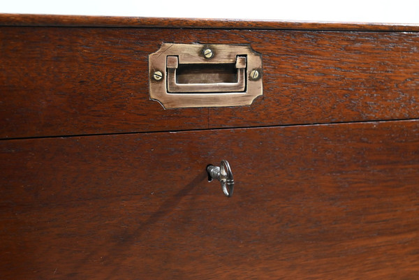 Important Teak Trunk - Late 19th Century