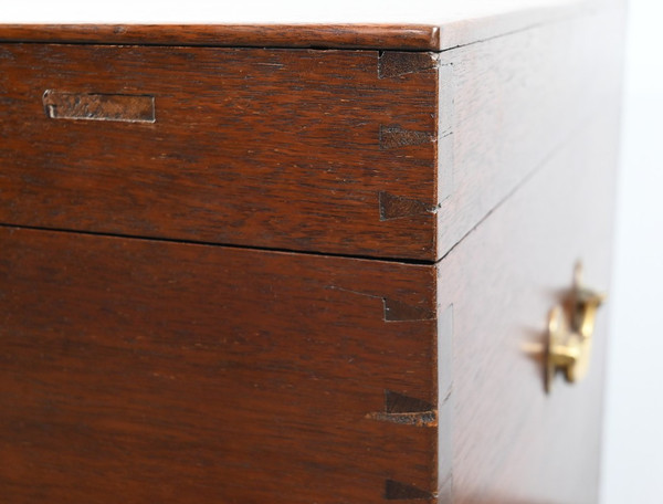 Important Teak Trunk - Late 19th Century