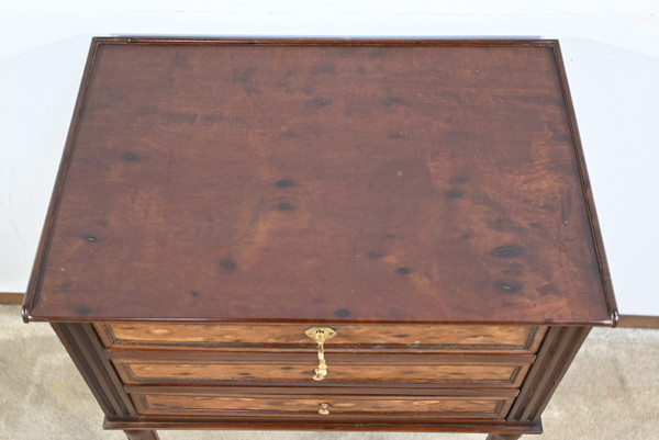 Small Chest of Drawers in Cuban Mahogany, Louis XVI Style - 1st Part XIX