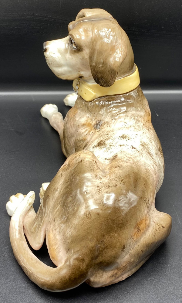 SAXONY PORCELAIN DOG