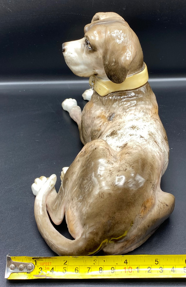 SAXONY PORCELAIN DOG