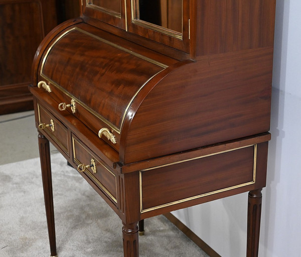 Small Louis XVI Cylinder Desk, Napoleon III Period – Mid-19th Century