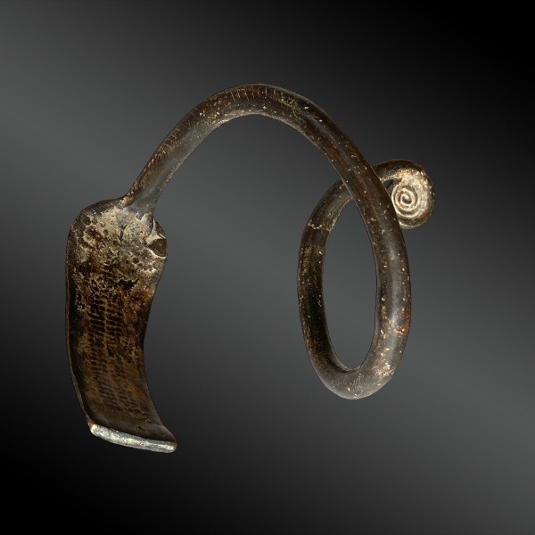 Snake bracelet, Gan culture - Burkina Faso - 20th century