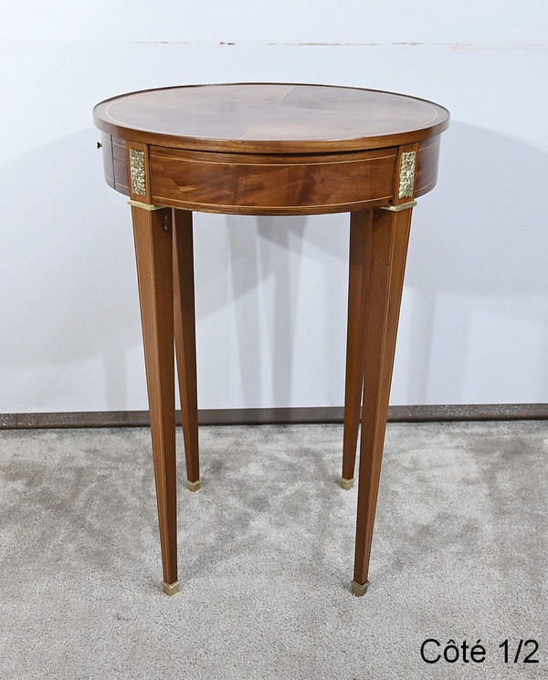 Light Mahogany Pedestal Table, Louis XVI / Directoire taste – Late 19th century