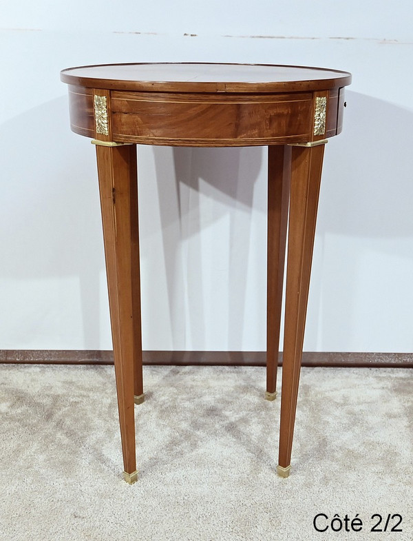 Light Mahogany Pedestal Table, Louis XVI / Directoire taste – Late 19th century