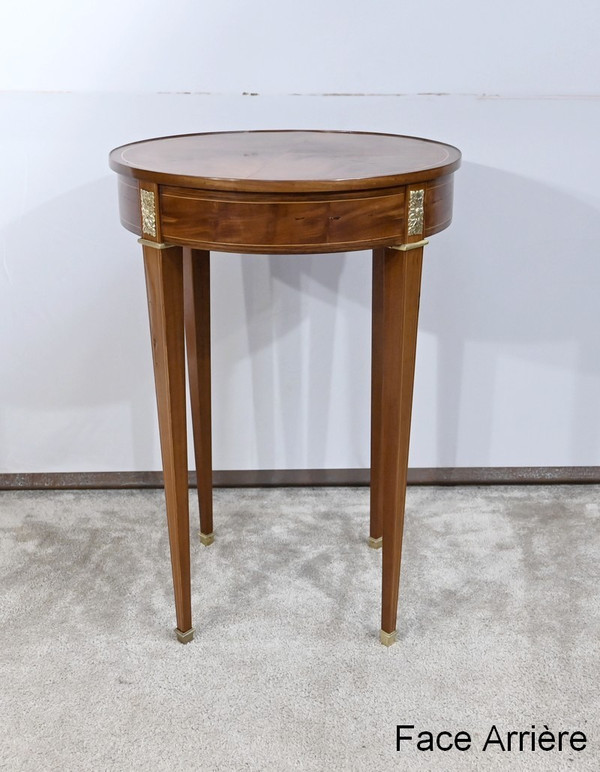 Light Mahogany Pedestal Table, Louis XVI / Directoire taste – Late 19th century