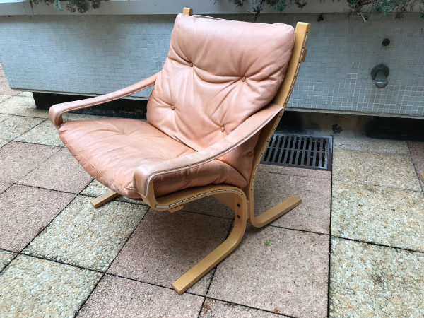 Three Scandinavian Leather And Teak Armchairs Circa 1970 From Westlanske