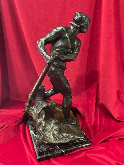 Imposante sculpture en Bronze signée par Georges COLIN 1876 - 1917