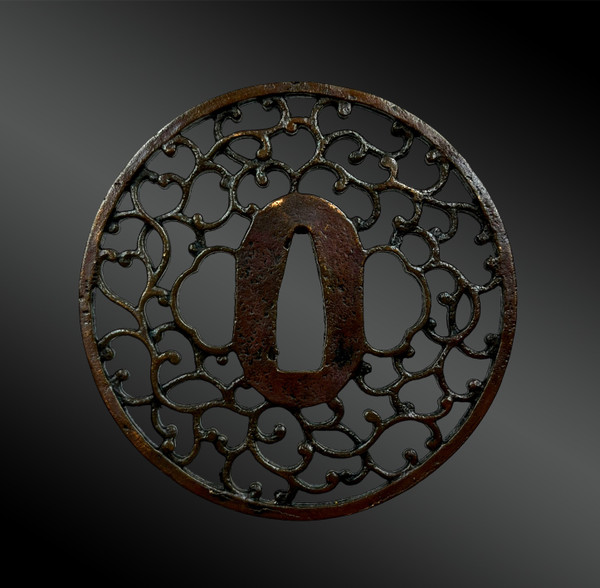 TSUBA Maru Gata - Japon - Période Edo (1603-1868)