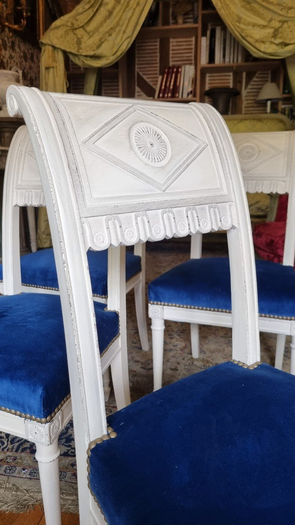 4 Directoire Chairs Attributed to Henri Jacob