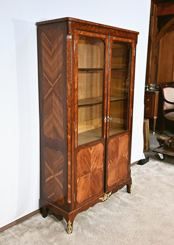 Small Showcase Library, Louis XV style – Mid 19th century