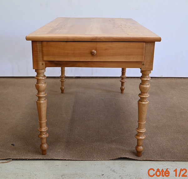 Rectangular table in Blond Cherry, Louis-Philippe style – 2nd part 19th century