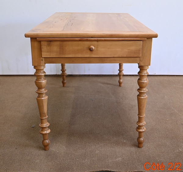 Rectangular table in Blond Cherry, Louis-Philippe style – 2nd part 19th century