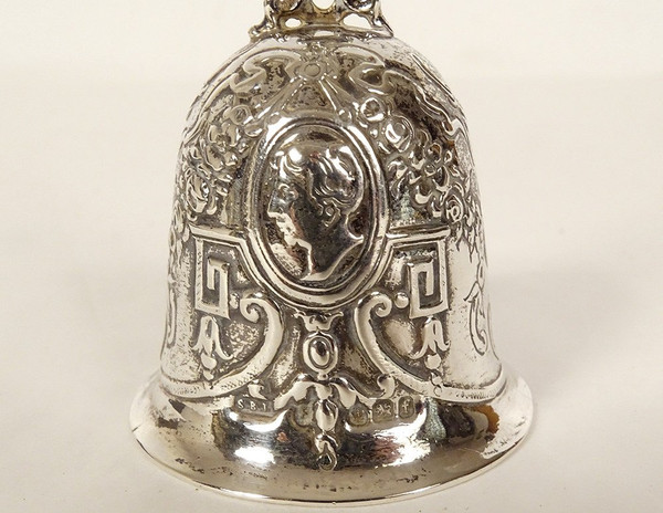 Campana da tavolo Argento Sterling Inglese Sheffield Landeck 1898 60,97gr