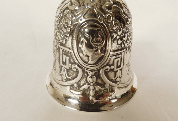 Campana da tavolo Argento Sterling Inglese Sheffield Landeck 1898 60,97gr